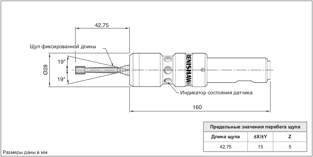 Схема датчика касания