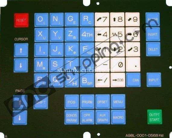 Клавиатура для станков с ЧПУ Fanuc A98L-0001-0568#M